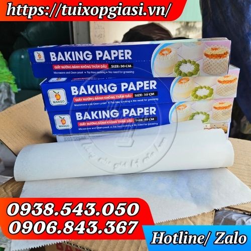 Giấy nướng bánh baking paper 30cm