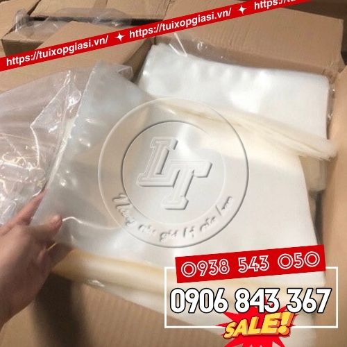 Túi hút chân không ép 3 biên cục 10kg giá sỉ
