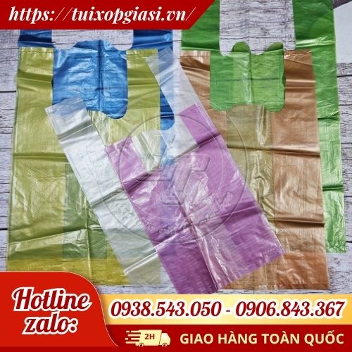 Túi bóng mỡ màu gai hàng thường