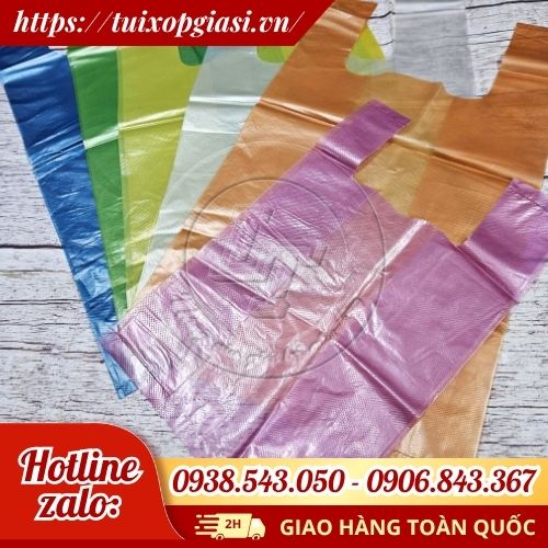 Túi bóng mỡ màu gai hàng thường đa dạng kích thước