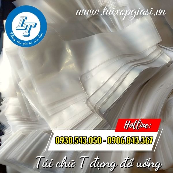 Bán túi chữ T đựng đồ uống mang đi giá rẻ
