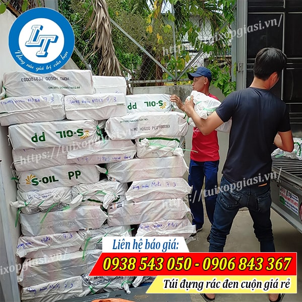 Bán túi đựng rác đen cuộn cho khách sỉ