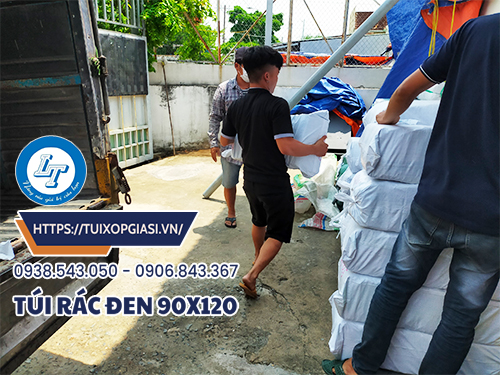 bán túi rác đen 90x120