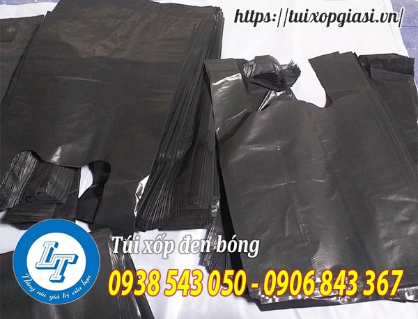 Bán túi xốp đen bóng