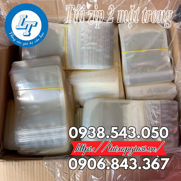 Bán túi zip 2 mặt trong đáy đứng