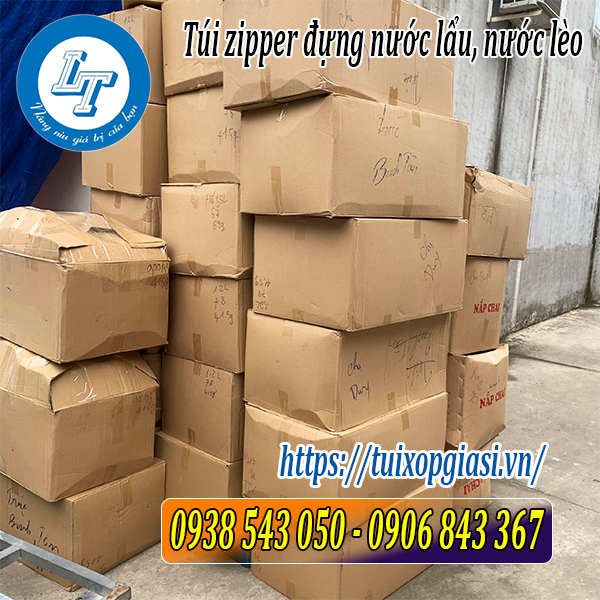 Bán túi zipper đựng nước lẩu giá rẻ Bán túi zipper đựng nước lẩu giá rẻ