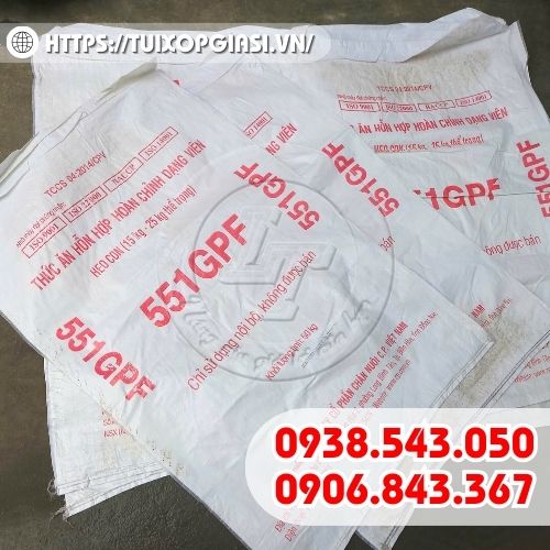 Bao cám cũ tráng PE