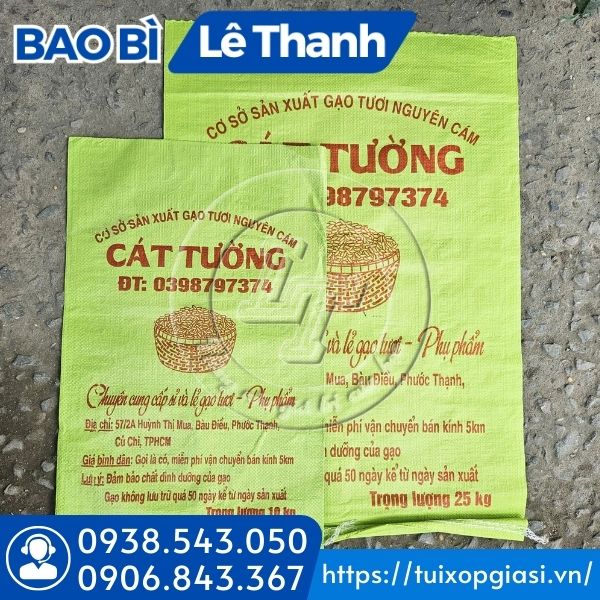 Bao đựng gạo in