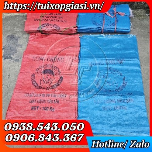 Bao đựng gạo dệt pp in