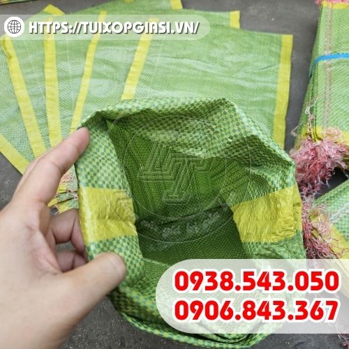 Bao gạo 5kg làm từ chất liệu nhựa PP dệt chắc chắn