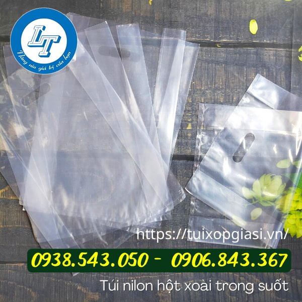 Bao nilon hột xoài trong suốt tphcm