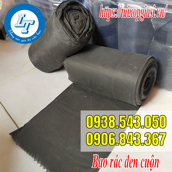 Bao rác đen cuộn