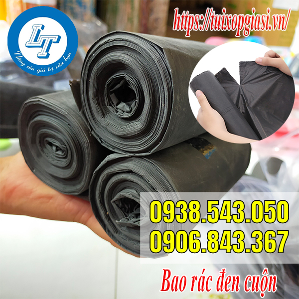 Bao rác đen cuộn