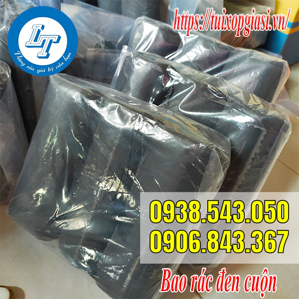Bao rác đen cuộn