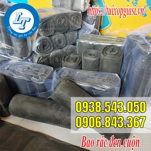 Bao rác đen cuộn