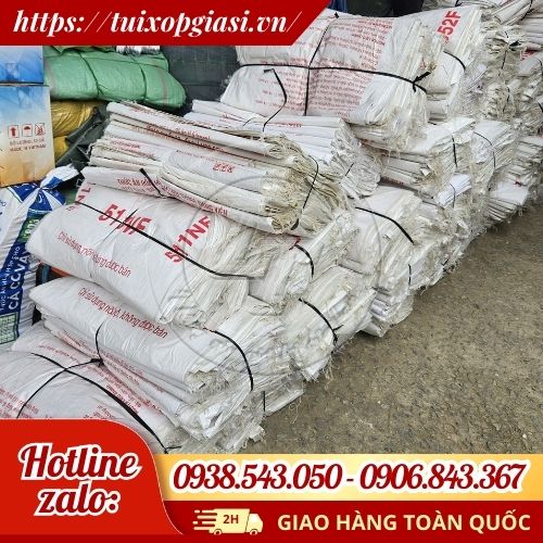 Bao tải cũ tráng pe giá sỉ