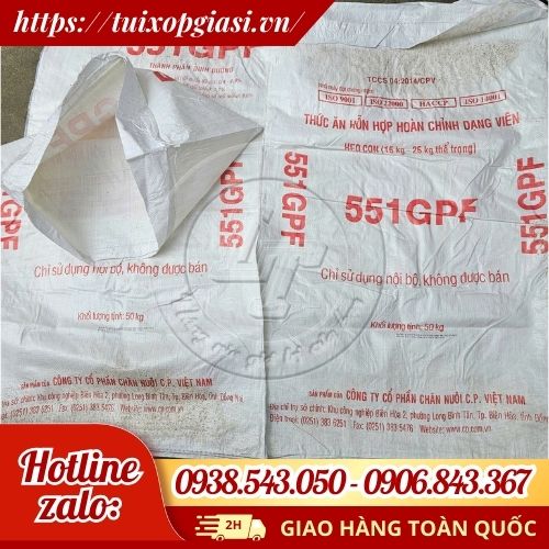 Bao tải cũ tráng pe