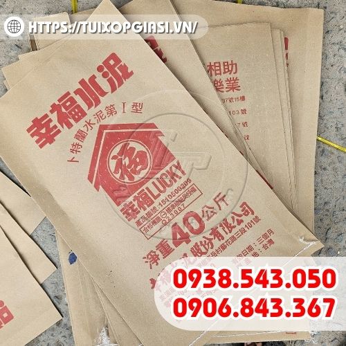 Bao tải giấy xi măng chắc chắn