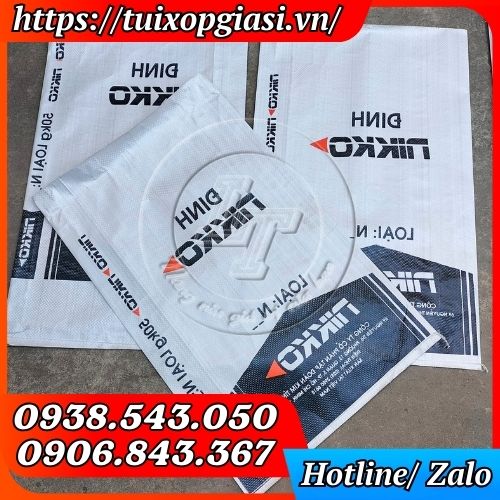 Bao tải giấy xi măng in