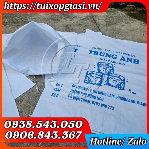 Bao tải in logo sắc nét