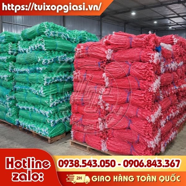 Bao tải lưới đựng hành tỏi, khoai tây, rau củ giá rẻ - giao nhanh