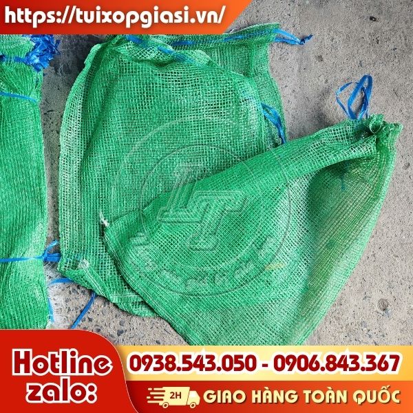 Bao tải lưới có dây rút