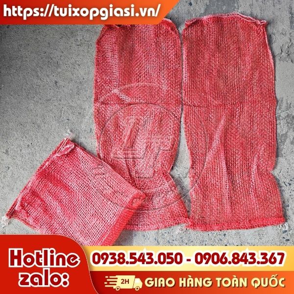 Bao tải lưới không có dây rút