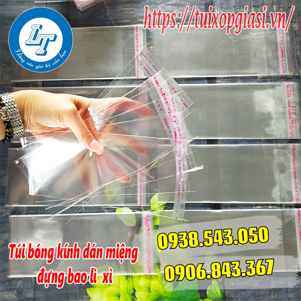 Bịch bóng kính dán miệng giá rẻ