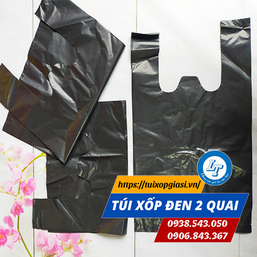 Bịch xốp đen 2 quai