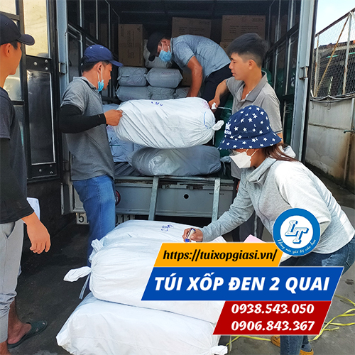 bịch xốp đen 2 quai giá rẻ tphcm