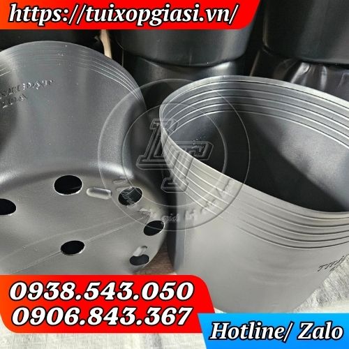 Chậu nhựa đen mềm