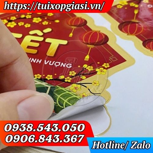 Dacel dán giỏ quà tết chúc xuân