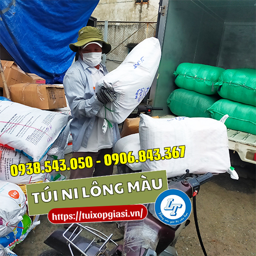 Bỏ sỉ rẻ túi ni lông màu đẹp tphcm