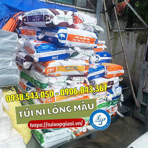 Bỏ sỉ rẻ túi ni lông màu tại tphcm