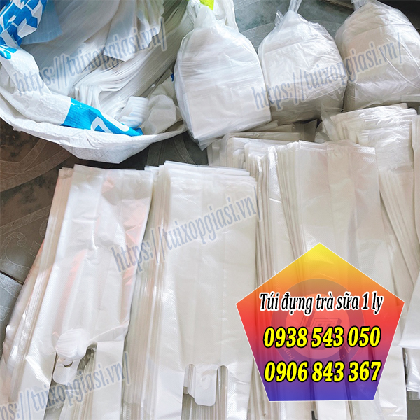 Bỏ sỉ túi đựng trà sữa 1 ly giá rẻ Bỏ sỉ túi đựng trà sữa 1 ly giá rẻ