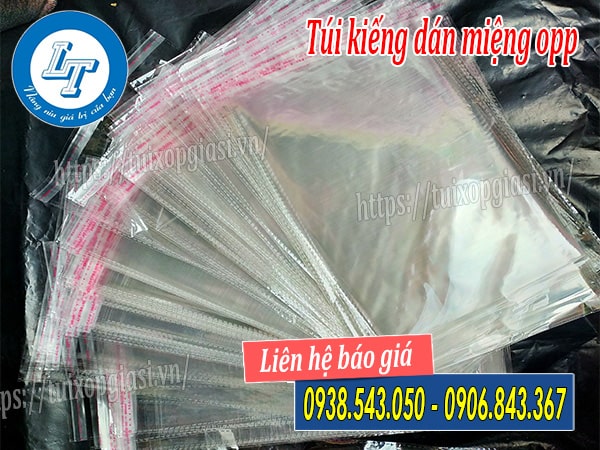 Bỏ sỉ túi kiếng dán miệng opp