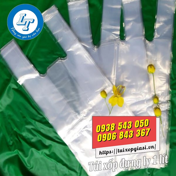 Bỏ sỉ túi xốp đựng ly 1 lít