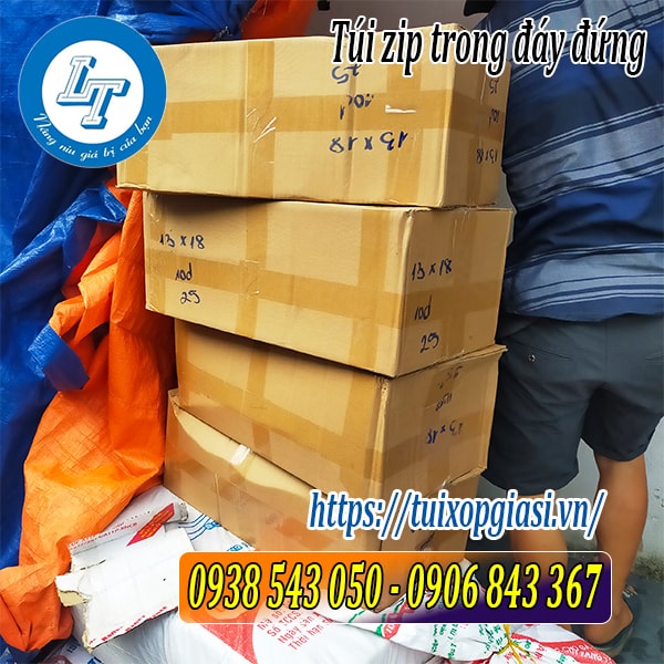 Bỏ sỉ túi zip trong đáy đứng giá rẻ miền nam