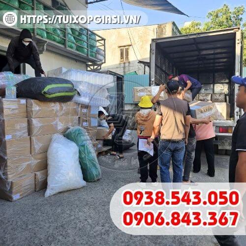 Lên hàng túi zip giấy kraft cho khách sỉ