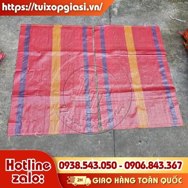 Bao tải dứa 3 sọc màu