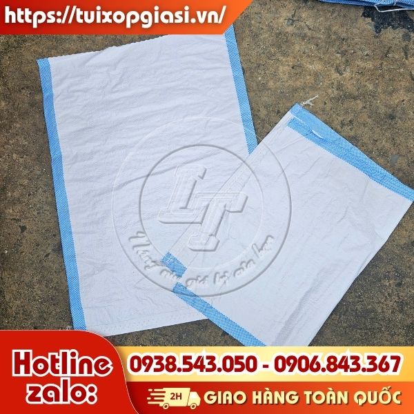 Bao tải dứa trắng viền 2 bên
