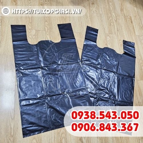 Túi xốp đen bóng size 60
