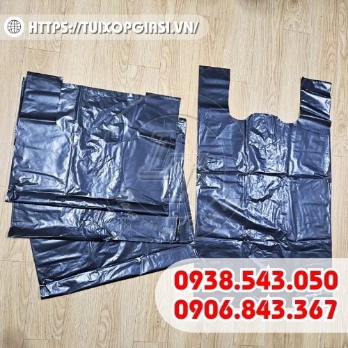 Túi xốp đen bóng size 60