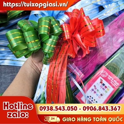 Phụ kiện trang trí giỏ quà tết