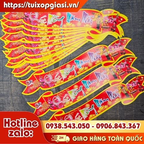 Phụ kiện trang trí giỏ quà tết