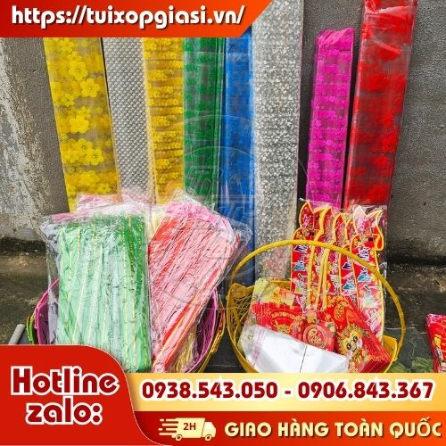 Phụ kiện trang trí giỏ quà tết