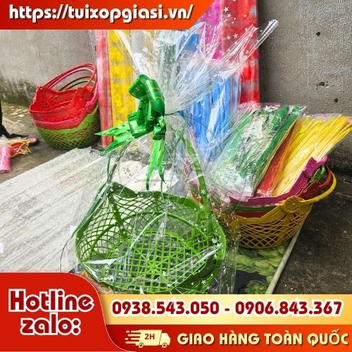 Phụ kiện trang trí giỏ quà tết