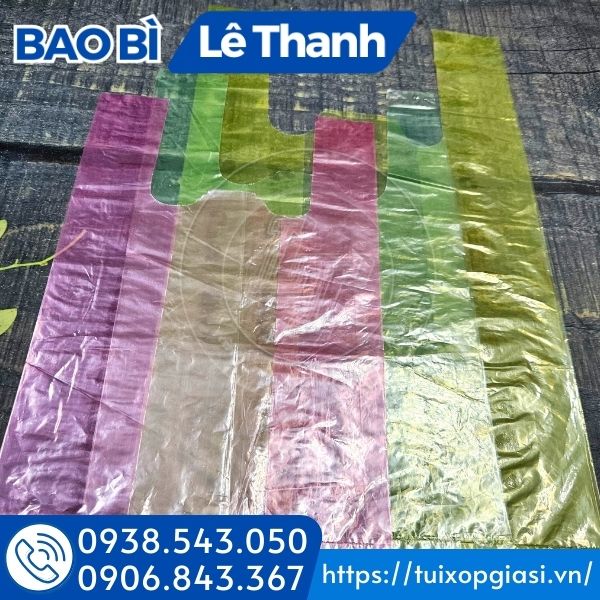 Túi bóng mỡ màu trơn