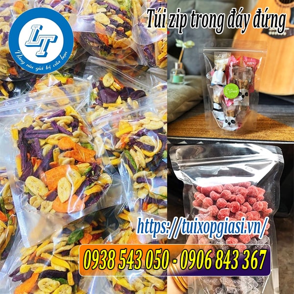 Công dụng túi zip trong đáy đứng