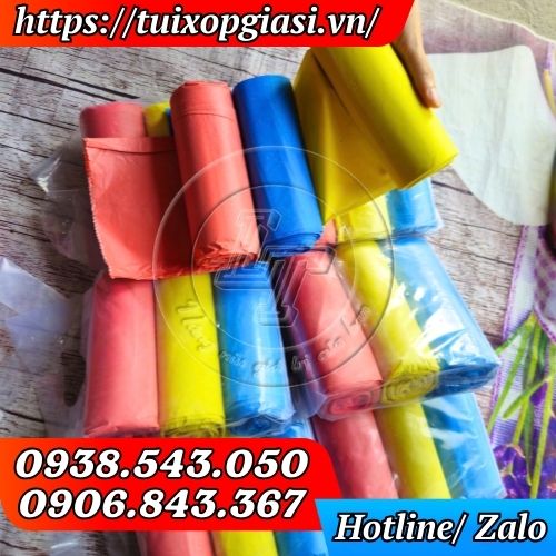 Túi đựng rác cuộn nhiều màu chất lượng hàng sẵn kho